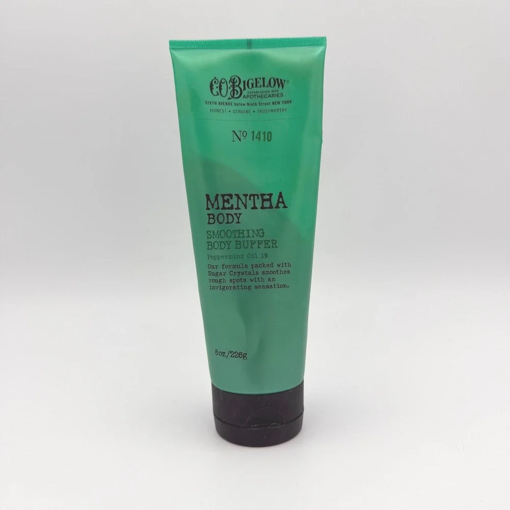 CO Bigelow Mentha‎ Body No 1410 Smoothing Body Buffer Peppermint Oil 8oz Scrub
